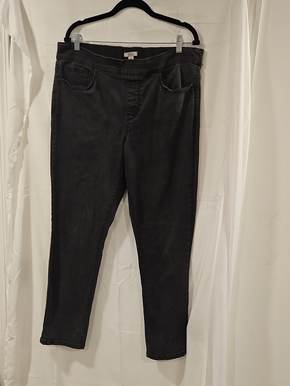 croft & barrow Black Skinny Pull-On Jeans